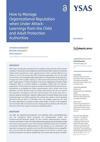 How to Manage Organizational Reputation when Under Attack