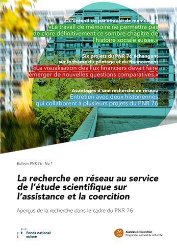 Bulletin 1: La recherche en réseau au service de l'étude scientifique sur l'assistance et la coercition